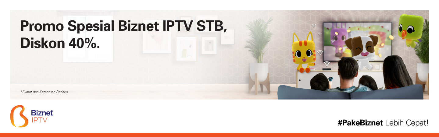 Promo Spesial Biznet IPTV Juli 2020